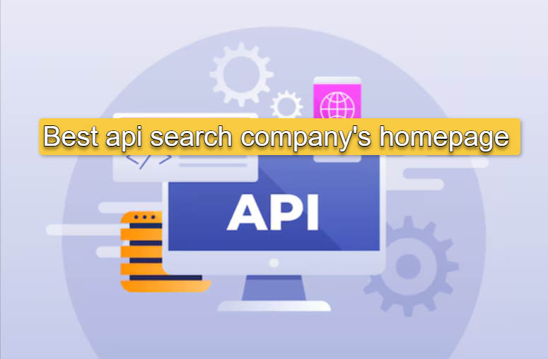 Best api search company's homepage